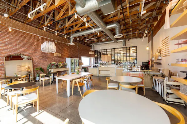 furniture, wood, ceiling, table, flooring, chair