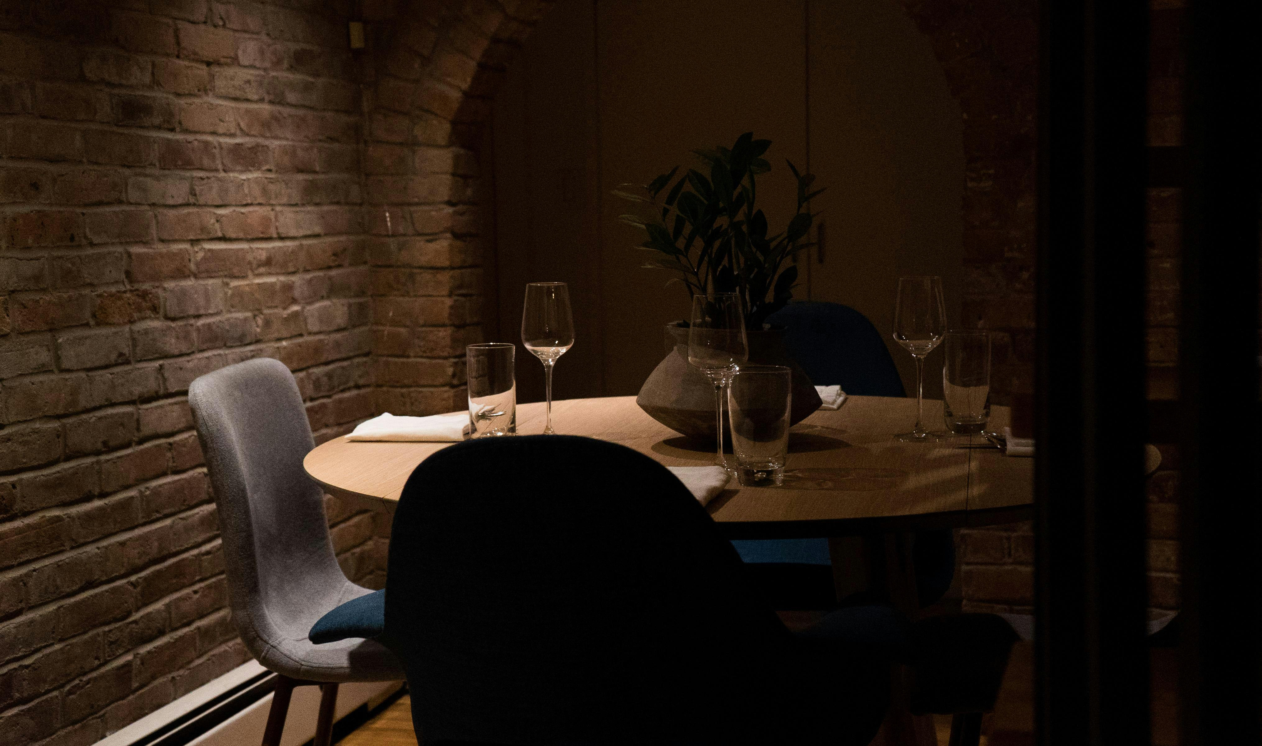 Dinner Under the Stairs