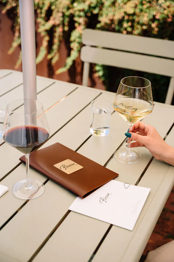 tableware, stemware, drinkware, table, plant, wine glass