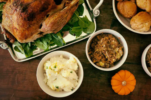 food, tableware, ingredient, produce, turkey meat, roast chicken