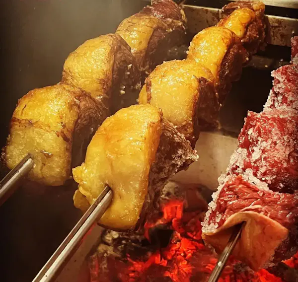 food, brochette, meat, cooking, roasting, barbecue