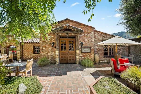 plants, house, home, facade, brick, cottage
