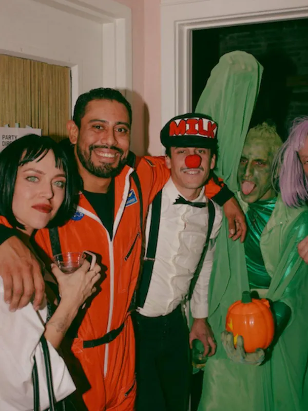 smile, facial expression, fun, costume, facial hair, beard
