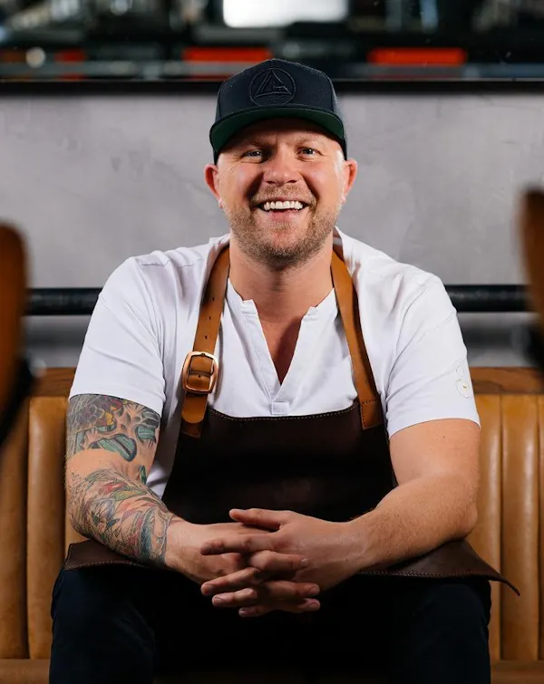 headgear, facial hair, beard, cap, chef, cook