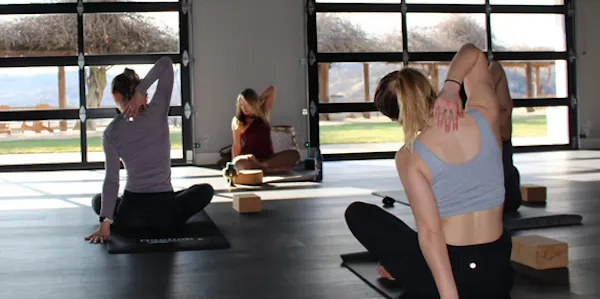 exercise, physical fitness, knee, yoga, yoga mat, active pants