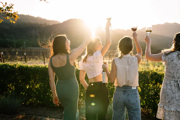 happiness, summer, fun, friendship, leisure, people in nature