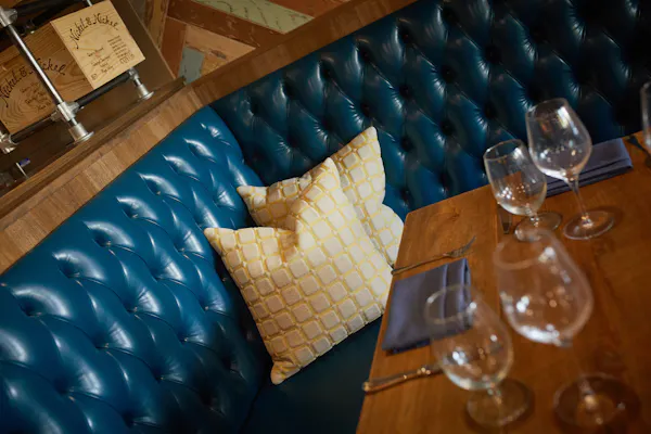 tableware, stemware, couch, table, drinkware, wood