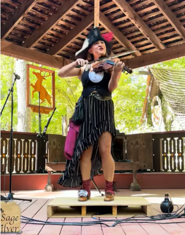 hat, sun hat, dress, costume, musical instrument, fedora
