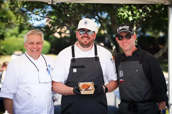 clothing, sleeve, smile, t-shirt, hat, chef