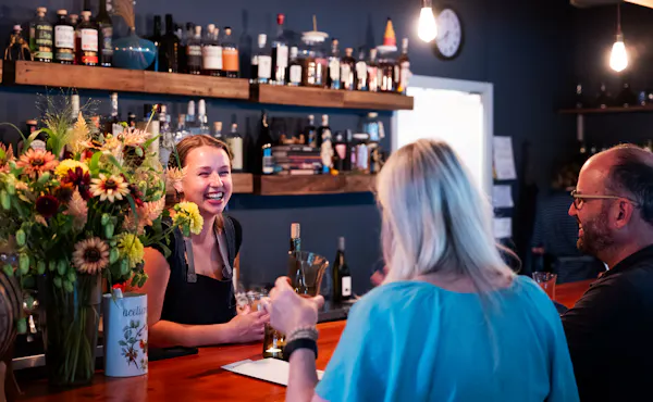 smile, flower, flowerpot, barware, drink, plant