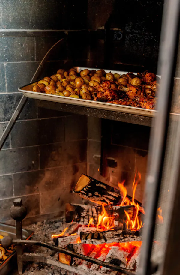 food, fire, heat, flame, cooking, fast food