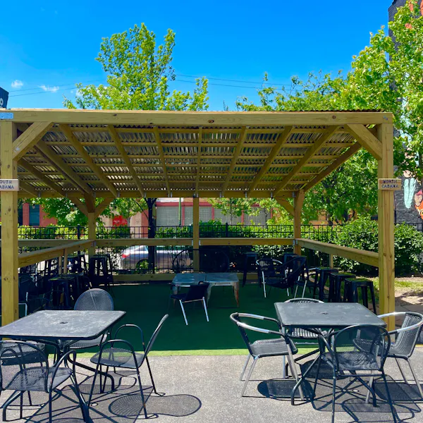 table, sky, furniture, property, outdoor table, chair