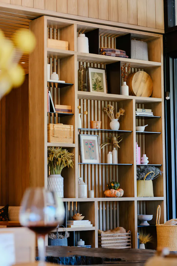 shelf, shelving, furniture, bookcase, wood stain, book