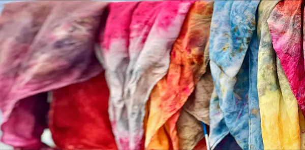 textile, pink, purple, dye, shawl, stole