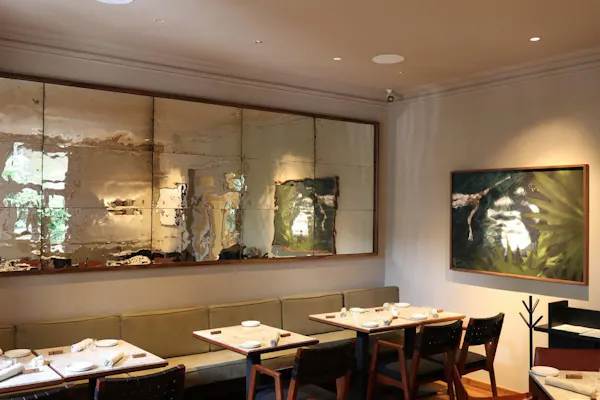 wall, furniture, ceiling, table, lighting, picture frame