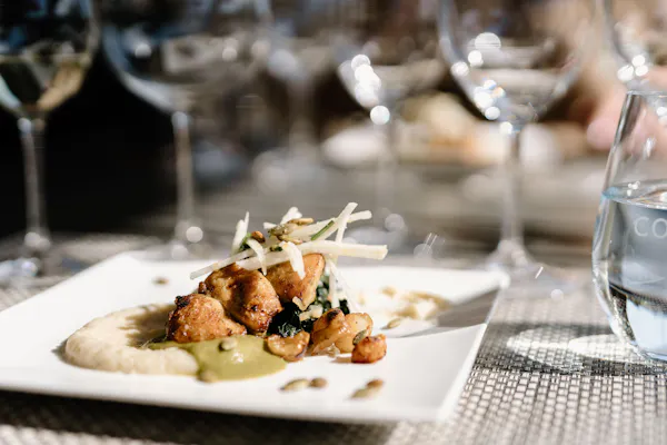 food, tableware, stemware, dishware, ingredient, table