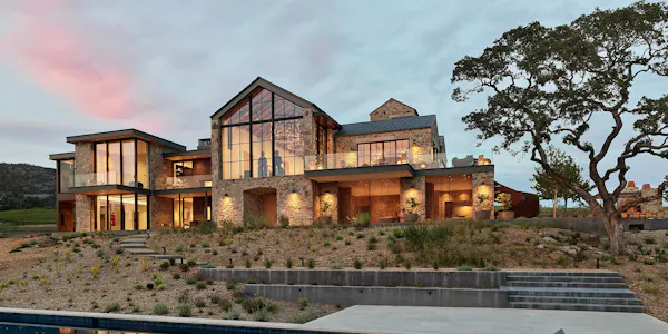 home, house, facade, residential area, estate, mansion