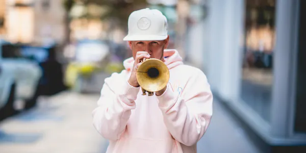 headgear, hat, cap, brass instrument, baseball cap, active shirt