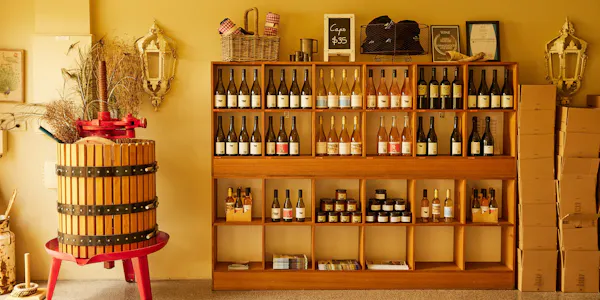 bottle, furniture, shelf, product, shelving, glass bottle