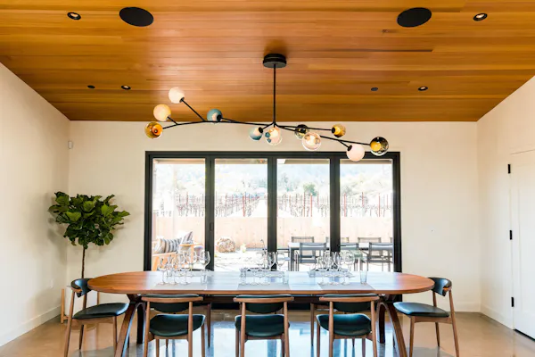 table, property, furniture, wood, plant, lighting
