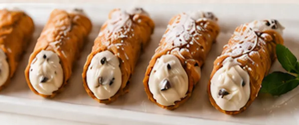 food, cannoli, ingredient, finger food, dessert, cream