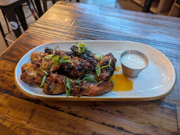 food, tableware, fried food, ingredient, meat, table