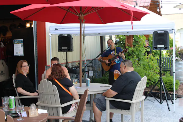 furniture, umbrella, chair, table, jeans, outdoor furniture