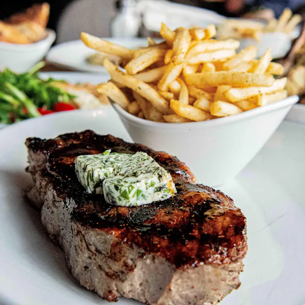 food, tableware, ingredient, steak, meat, roasting