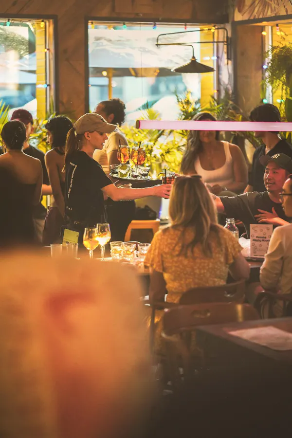 furniture, customer, restaurant, party, chair, conversation