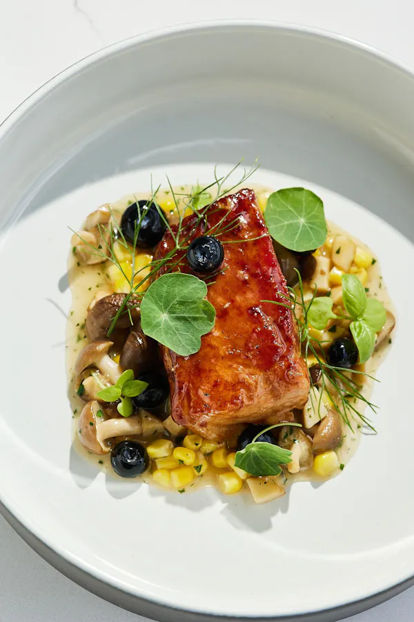 food, ingredient, corn kernels, recipe, fines herbes, plate