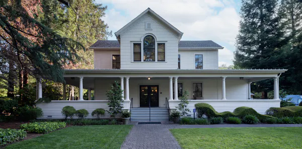 building, house, home, porch, stairs, roof