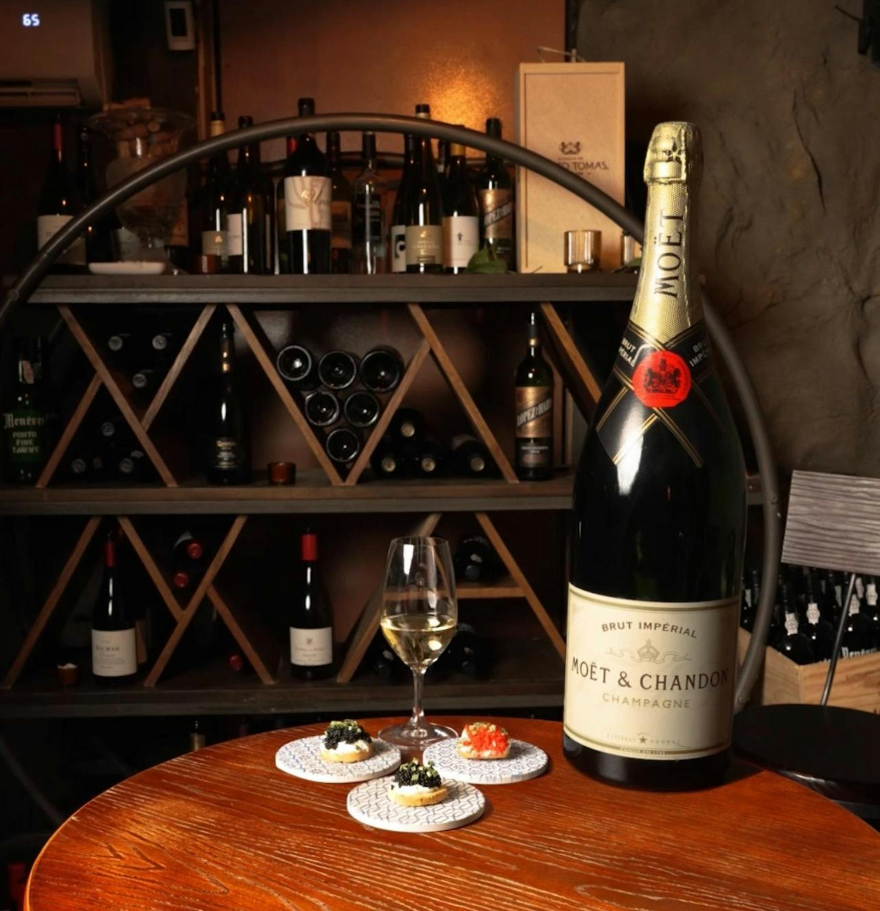 Wanderlust Wine Co. Speakeasy Wine Cave Austin, TX Tock