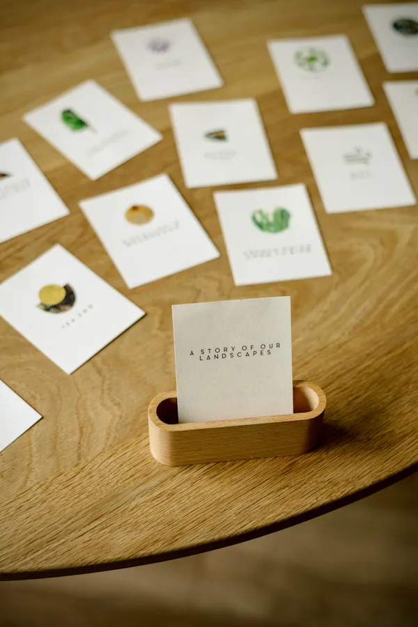 paper product, hardwood, place card holder, label