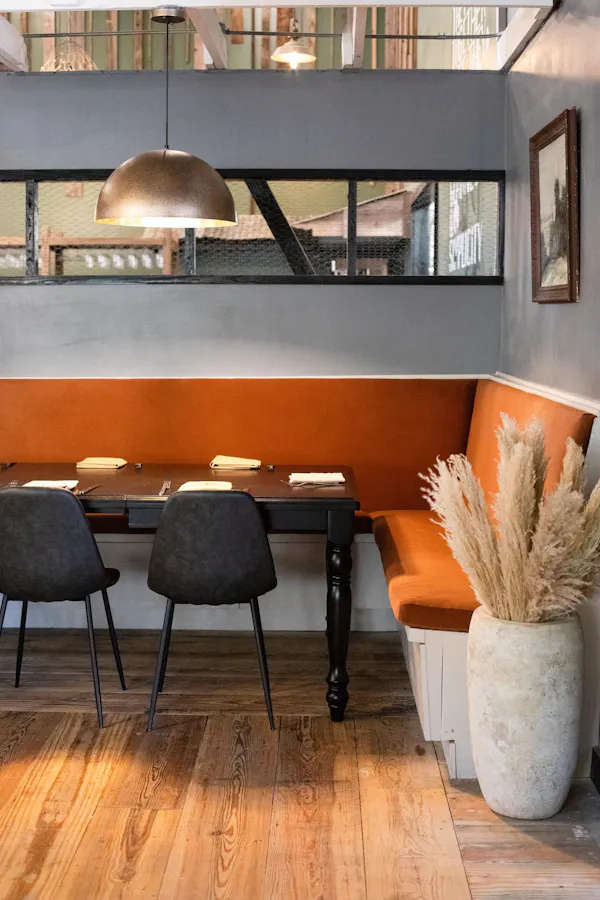 furniture, wood, flooring, floor, chair, light fixture