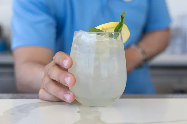 tableware, alcoholic drink, fruit, ingredient, gimlet, limeade