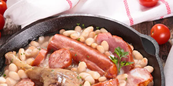 food, bean, ingredient, meat, produce, pochas