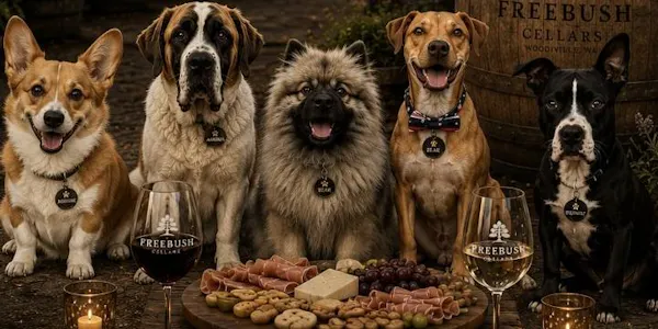 dog, carnivores, alcoholic drink, liquor, canidae, wine