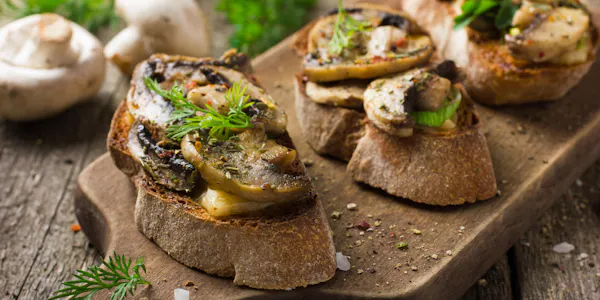 food, ingredient, bread, finger food, bruschetta, recipe
