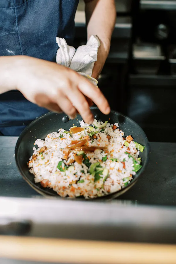 food, ingredient, cooking, tableware, rice, recipe