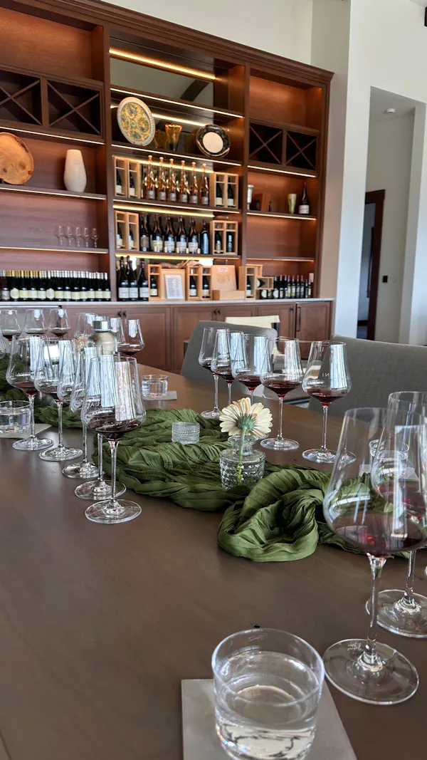 furniture, drinkware, tableware, table, glass, stemware