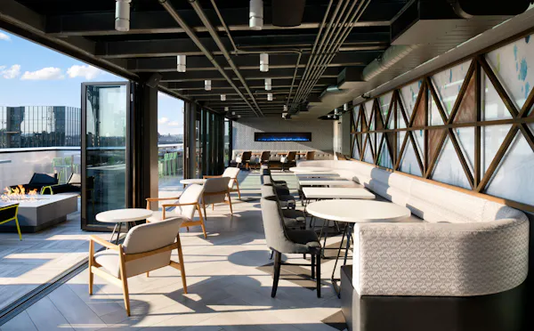 table, furniture, chair, building, wood, shade