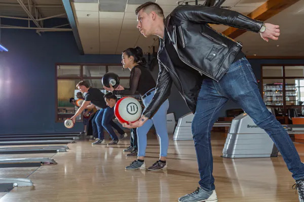 shoe, trousers, sneakers, physical fitness, exercise, bowling ball