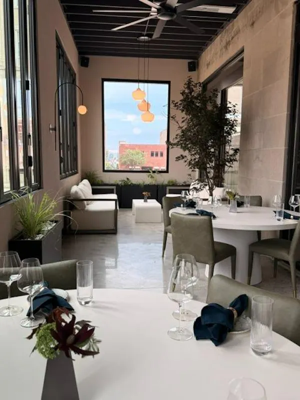 furniture, chair, table, kitchen & dining room table, restaurant, ceiling