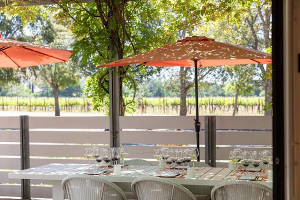 furniture, outdoor furniture, table, chair, outdoor table, shade