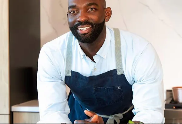 facial hair, chef, beard, cook, apron, overall