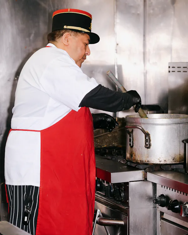 uniform, headgear, hat, cook, workwear, chef