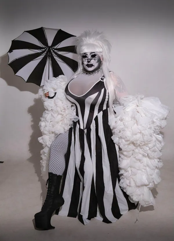 fashion, dress, wig, costume, costume design, entertainment