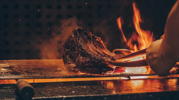 meat, cooking, food, heat, roasting, barbecue