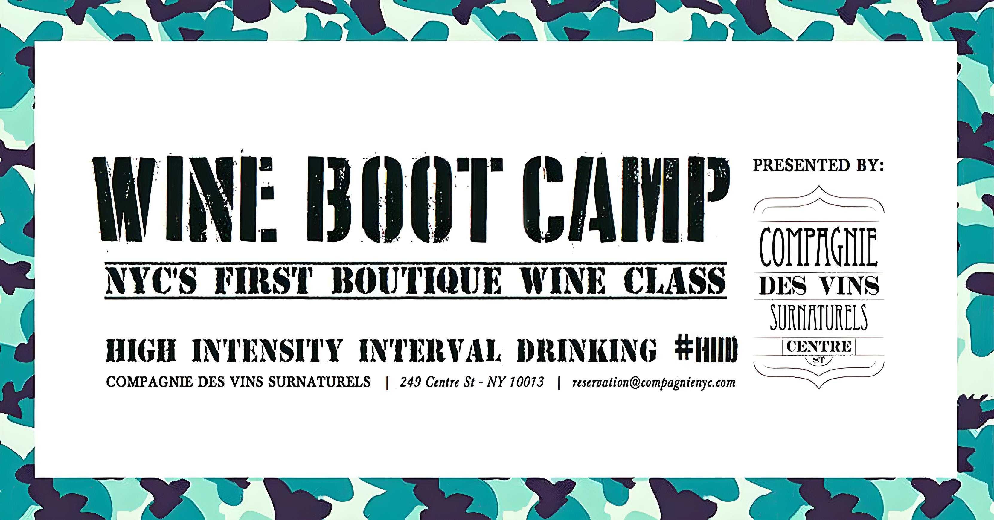 Wine Boot Camp