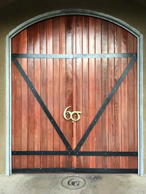 wood, door, gate, hardwood, metal, wood stain